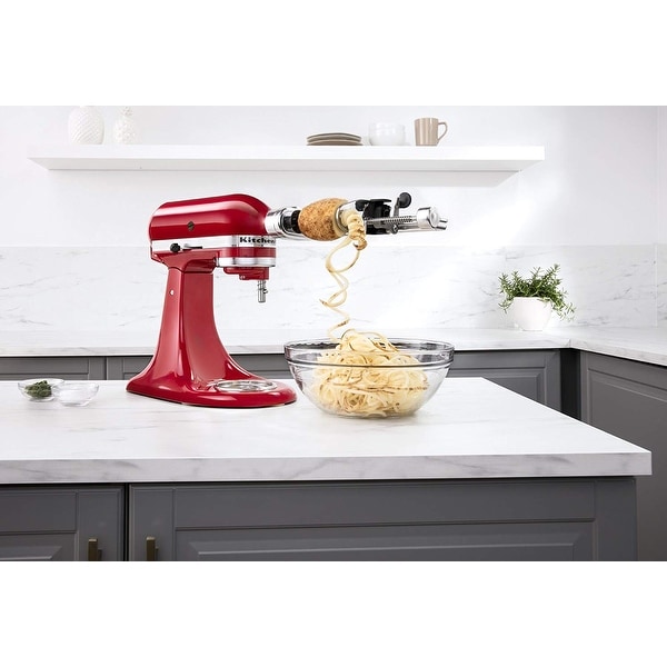 KitchenAid KSM1APC 5 Blade Spiralizer Attachment with Peel, Core and Slice