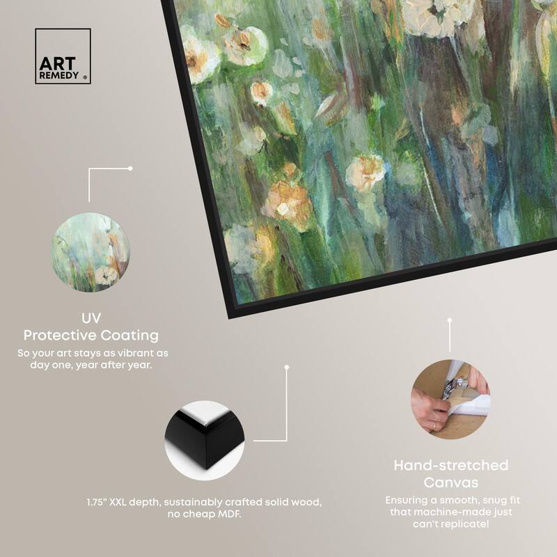 Harmony Green II Canvas by Art Remedy
