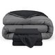 preview thumbnail 56 of 54, Bare Home Down Alternative Reversible Bed in a Bag Black/Grey, Sheets: Black - Twin