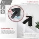 preview thumbnail 32 of 37, STYLISH Single Handle Single Hole Bathroom Faucet Lead Free - Faucet Height: 7" Spout Height: 4"