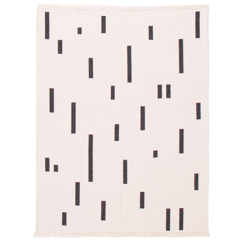 ECARPETGALLERY Flat-Weave Ankara III White Kilim