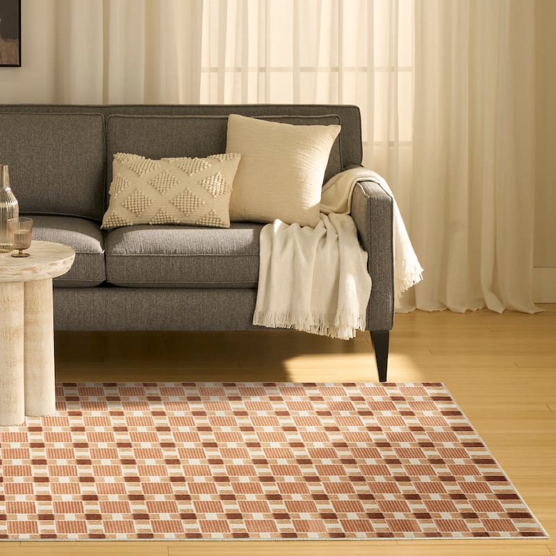 Nourison Nordic Indoor only Geometric Area Rug