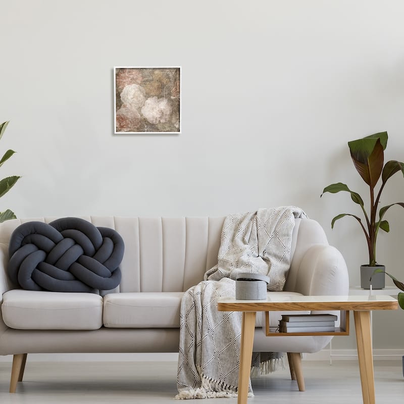 Stupell Vintage Peony Blooms Framed Giclee Art Design by LSR Design Studio