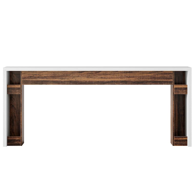 70.9 Inches Extra Long Console Sofa Table for Living Room Entryway - 11.61" D x 70.9" W x 32.68" H