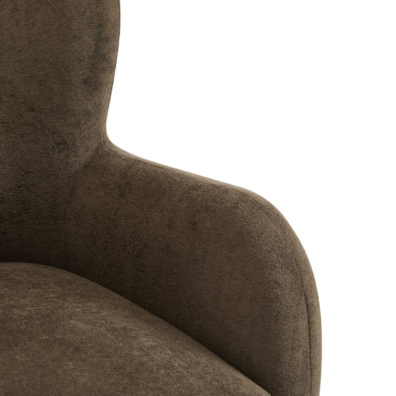 Bacho Fabric Wingback Accent Chair by Christopher Knight Home