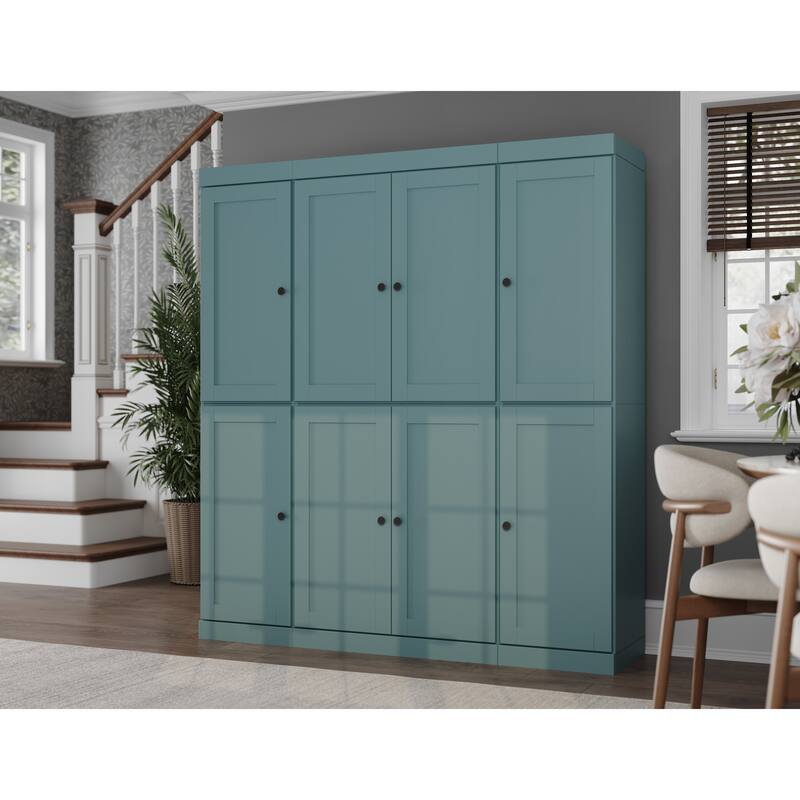 Palace Imports 100% Solid Wood 65" Pantry Cabinet with Shaker Doors and Adjustable Shelves