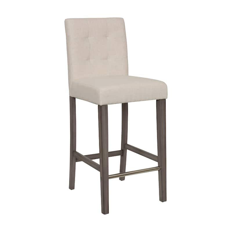 Leila Upholstered 31" Bar Height Barstool