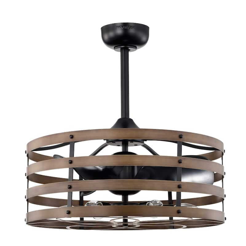 Alaina 24-inch 6 Lights 3 Blades Lighted Ceiling Fan with Remote