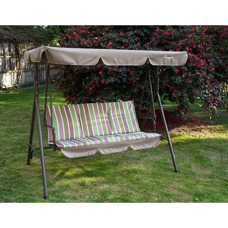 Alicia Patio Weather-resistant Powder-coated Swing Chair