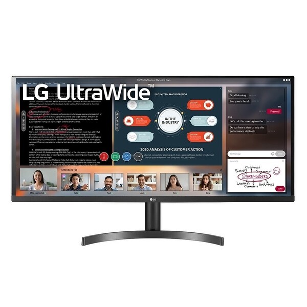 LG 34WL60TM-B 2560 x 1080 34" IPS FreeSync Monitor,Black(Used-Good). Opens flyout.