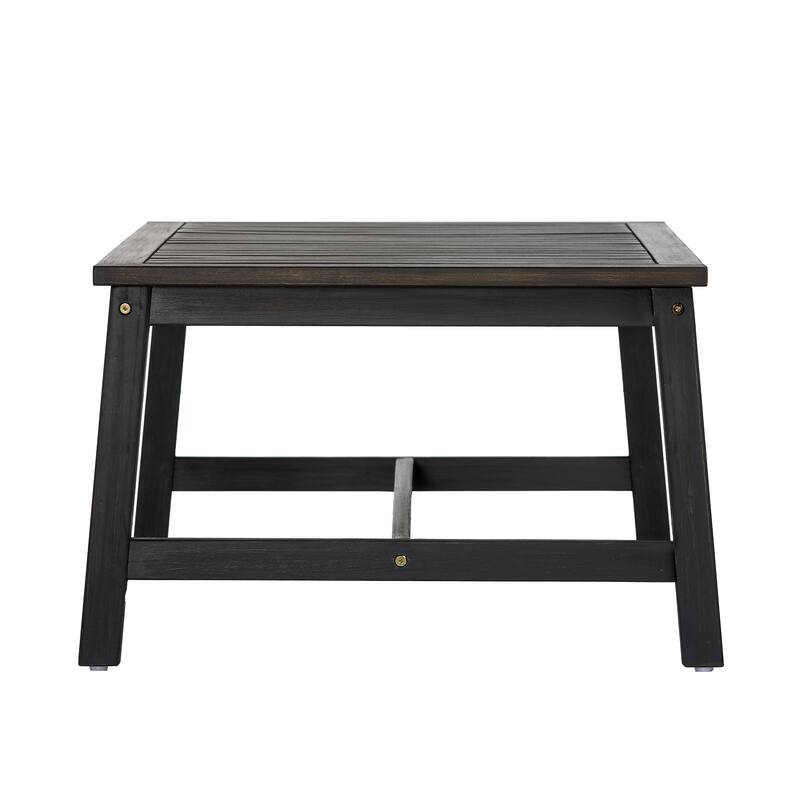 Christopher Knight Home - Arno Mid-Century Modern Outdoor Acacia Wood Sofa Seating Set with Cushions and Coffee Table