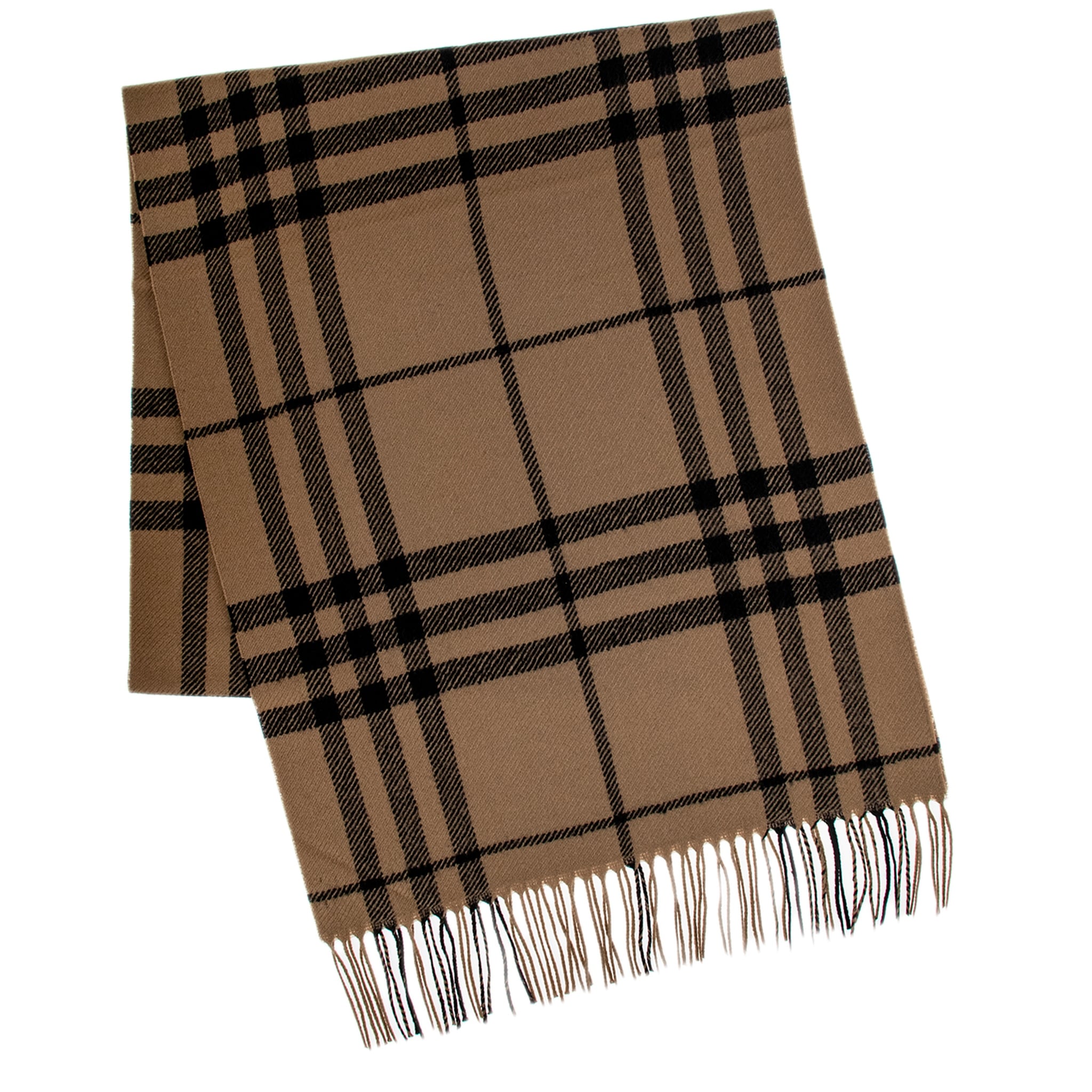 Burberry Giant Check Wool Scarf - Overstock - 43119547