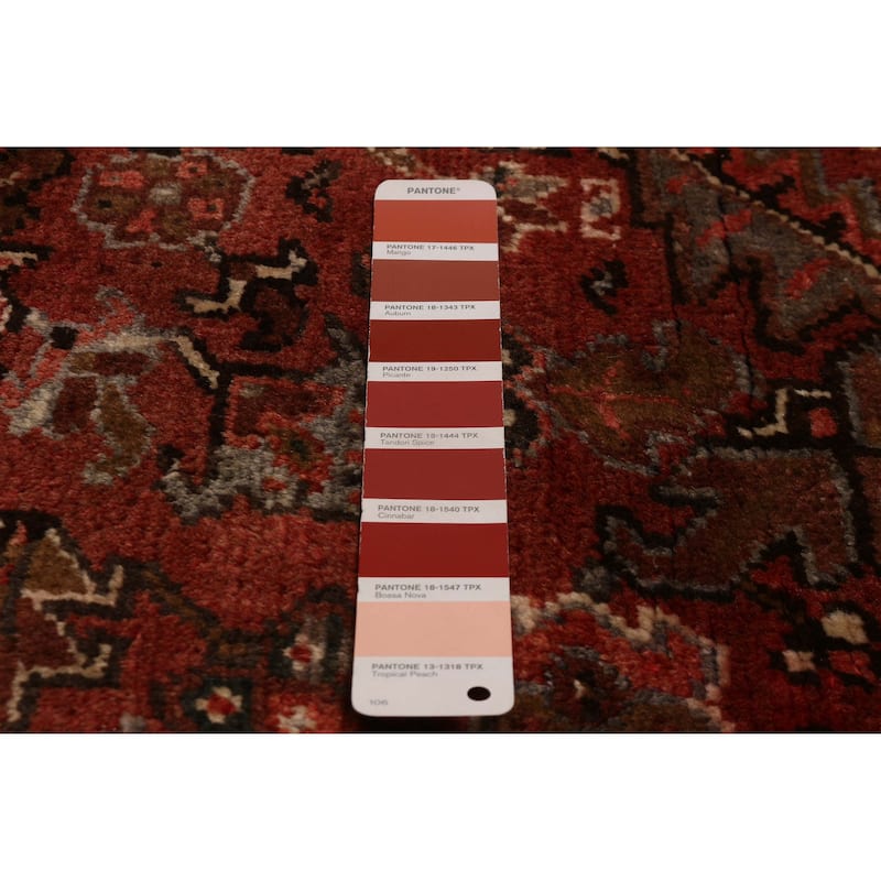 ECARPETGALLERY Hand-knotted Sarabi Red Wool Rug - 7'3 x 10'9
