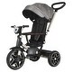 preview thumbnail 1 of 10, Baby Tricycle,6 in 1 Trike with Retractable Canopy,Adjustable Push Handle,Rotatable Seat ,Detachable Guardrail,Rear Basket Grey