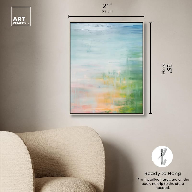 Peaceful Shore Canvas by Art Remedy