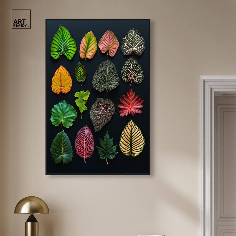 Leaf Lexicon Canvas by Art Remedy