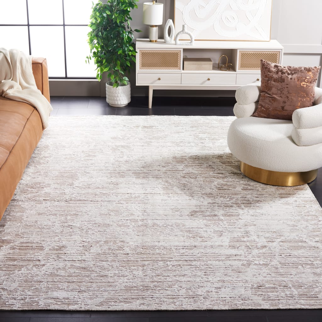 SAFAVIEH Handmade Mirage Biserka Modern Abstract Viscose Rug