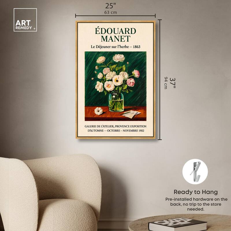 Manet's Floral Canvas by Art Remedy