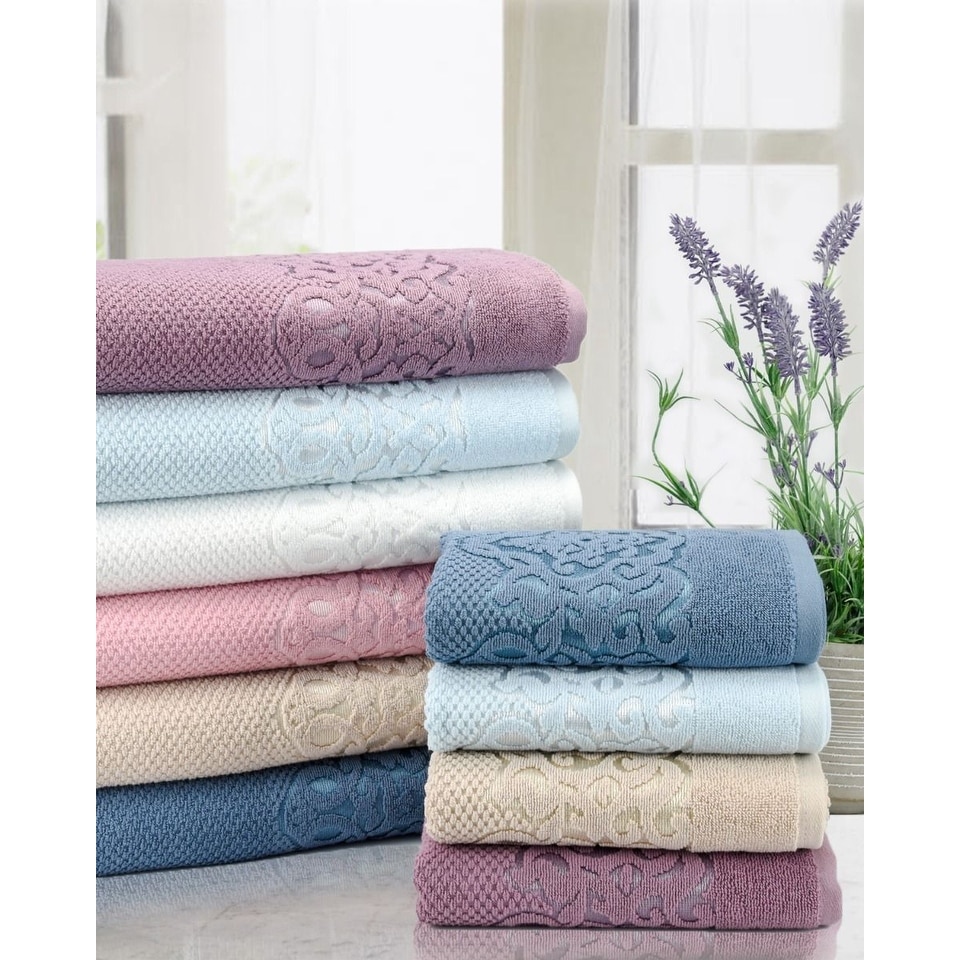 Eastn Blue Galata Turkish Cotton Bath Towels 2-Pack-image