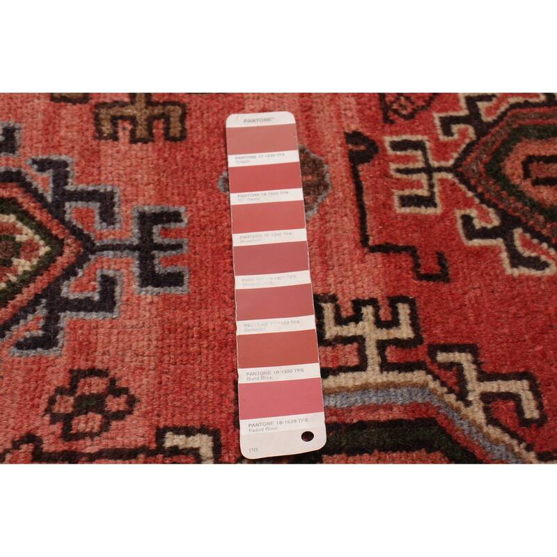 ECARPETGALLERY Hand-knotted Andelz Copper Wool Rug - 3'2 x 9'9