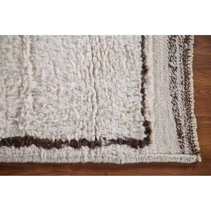 Tribal Anatolian Oriental Runner Rug Hand-knotted Wool Carpet - 3'2"x 10'11"