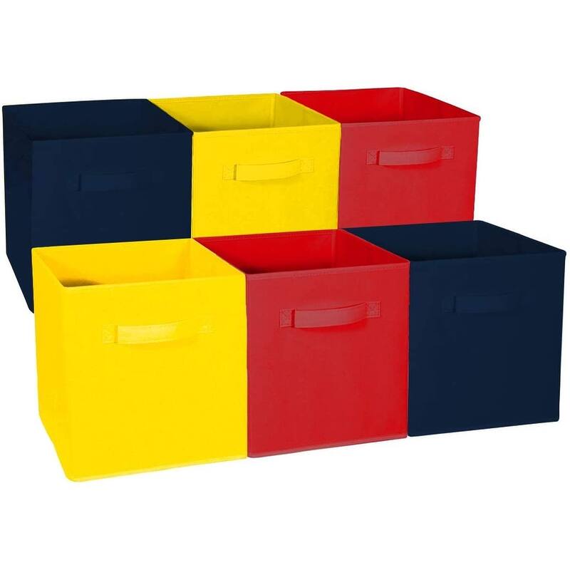 Sorbus Foldable Storage Cube Basket Bin (6-Pack)