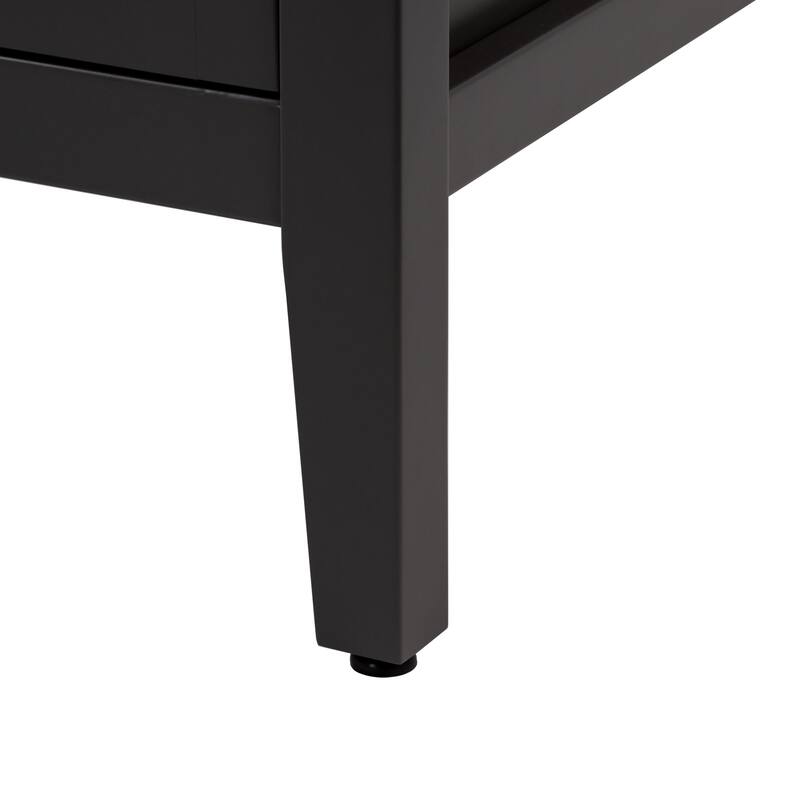 Cartland 61" Double-Sink Bathroom Vanity With 2 Cabinets, 3 Drawers, and Sink Top