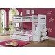 preview thumbnail 2 of 7, Tyson Twin/Twin Bunk Bed with Storage Ladder White