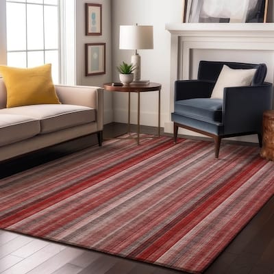 Premium Washable Super Soft Modern Stripes Mayfield Rug