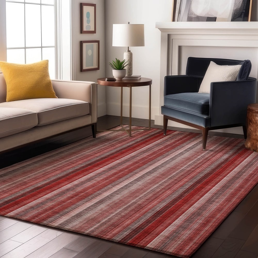 Premium Washable Super Soft Modern Stripes Mayfield Rug