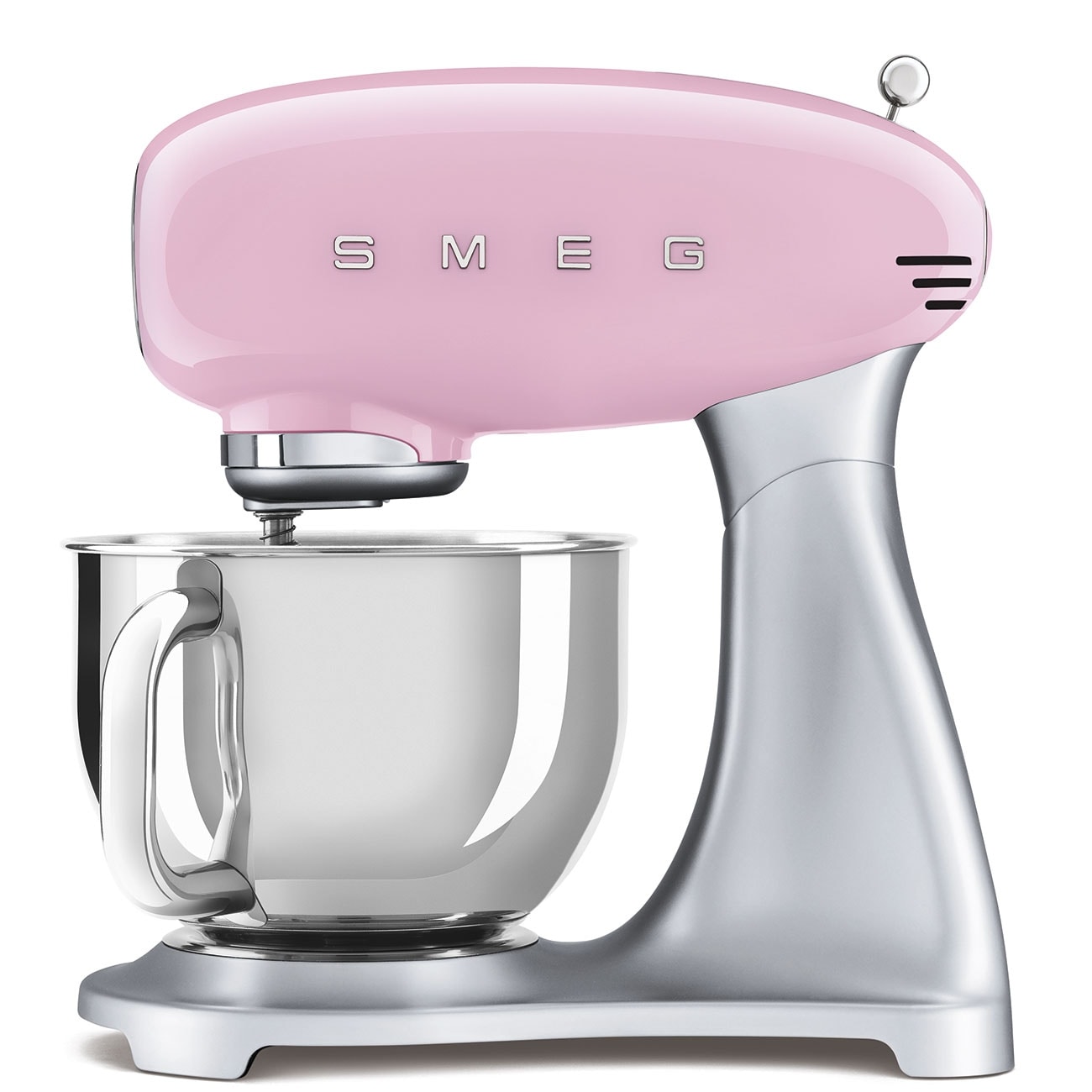 Smeg 50's Retro Style Aesthetic Stand Mixer, Pink