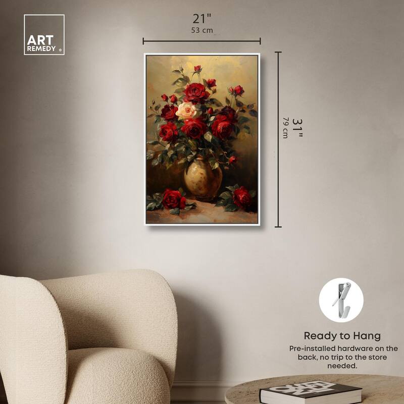 Lavish Lily Lament Canvas by Art Remedy