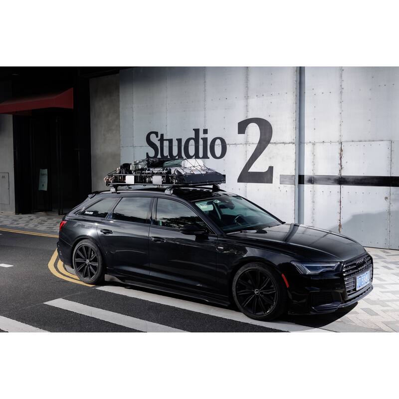 64 Inch Universal 250LB Heavy Duty Roof Rack Cargo with 500D PVC Waterproof Cargo Bag, Car Top Luggage Holder Carrier Basket