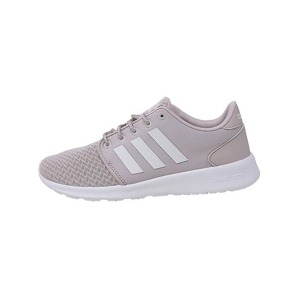 Shop Adidas Womens Cloudfoam Qt Racer Low Top Lace Up Walking