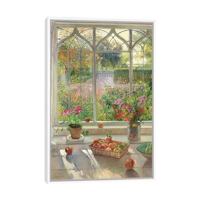 iCanvas "Autumn Fruit And Flowers" by Timothy Easton Framed Canvas Print