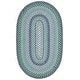 preview thumbnail 92 of 146, SAFAVIEH Handmade Braided Chandrima Cotton Rug 3' x 5' Oval - Grey/Green