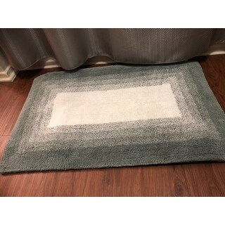 Shop Whitney Ombre Border Reversible Bath Rug Set