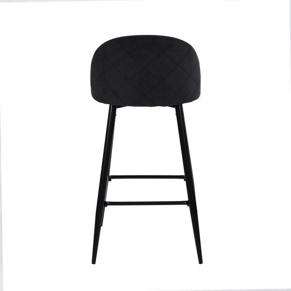 Homy Casa Mid-century Modern Upholstered Counter Stools