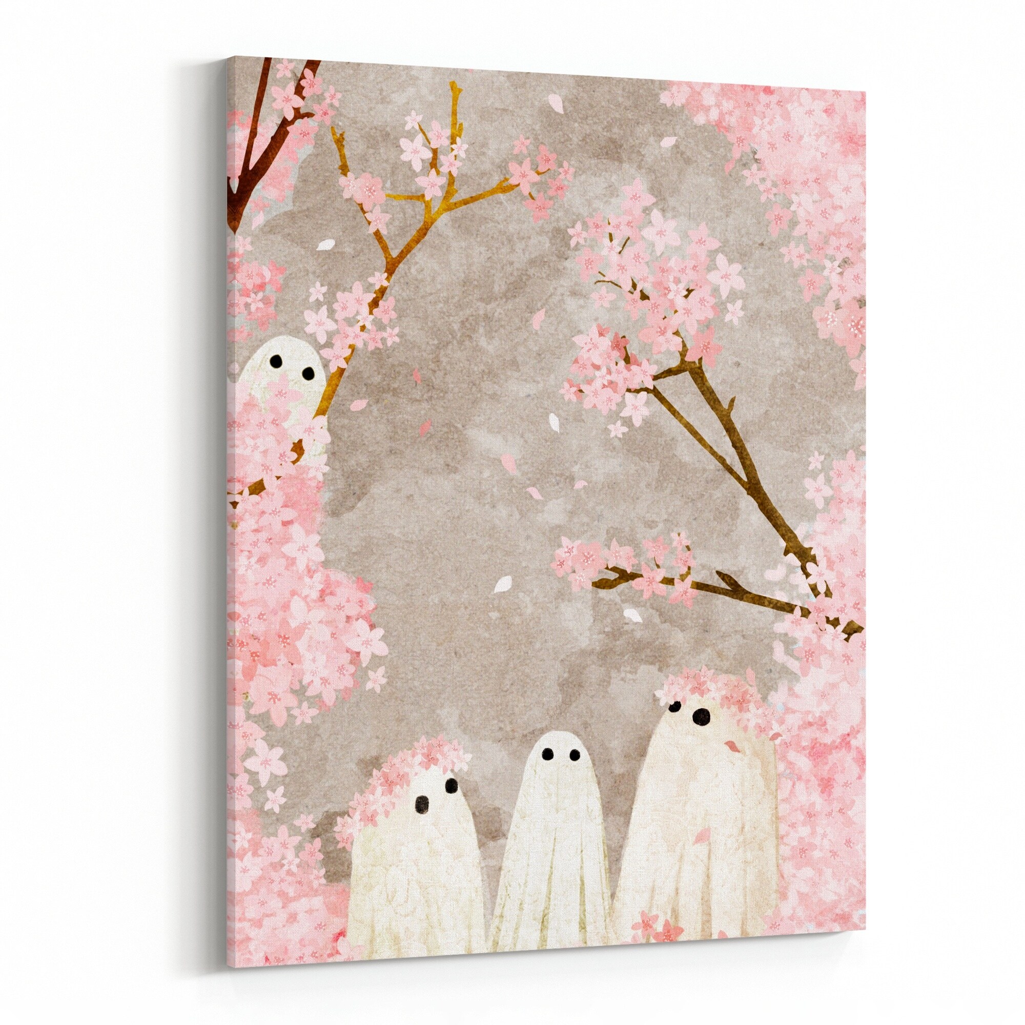 Shop Cherry Cherry Blossom Floral Botanical Canvas Wall Art Print