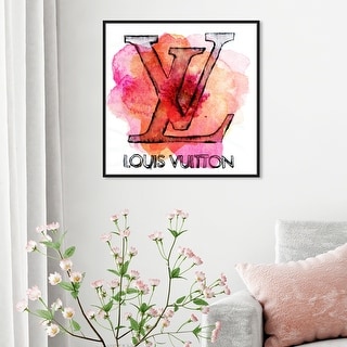 Oliver Gal 'LV Petals' Fashion and Glam Wall Art Canvas Print - Orange, Pink  - Bed Bath & Beyond - 13435312