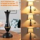 Seealle Upgraded Touch Lamps For Bedrooms – Set Of 2 Nightstand Table Lamps With USB-C Port