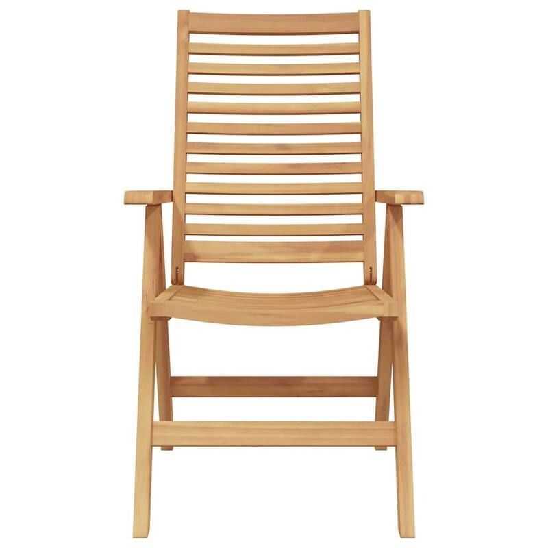 vidaXL Garden Chairs Foldable 4 pcs Solid Teak Wood - 52 x 64.5 x 108 cm
