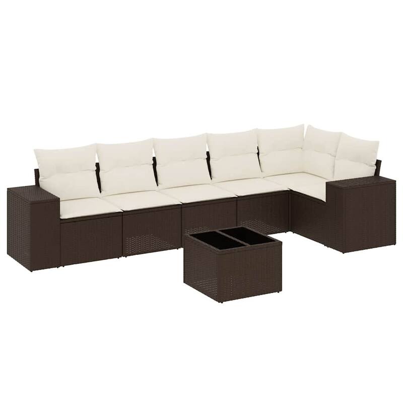 vidaXL Garden Sofa Set - 24.4 x 32.7 x 27.2
