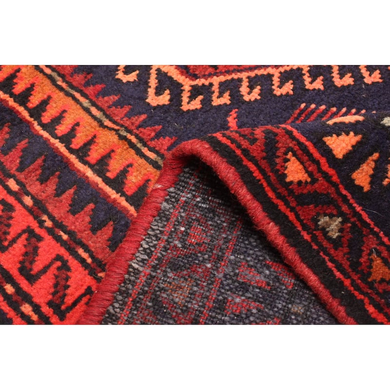 ECARPETGALLERY Hand-knotted Andelz Navy Wool Rug - 4'5 x 7'8