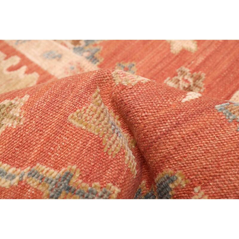 ECARPETGALLERY Hand-knotted Jules Serapi Dark Copper Wool Rug - 9'4 x 11'10