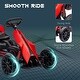 preview thumbnail 10 of 8, Outdoor Ride on Toy with Adjustable Seat - Red