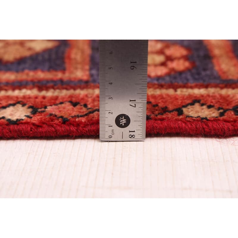 ECARPETGALLERY Hand-knotted Andelz Navy Wool Rug - 5'0 x 8'2