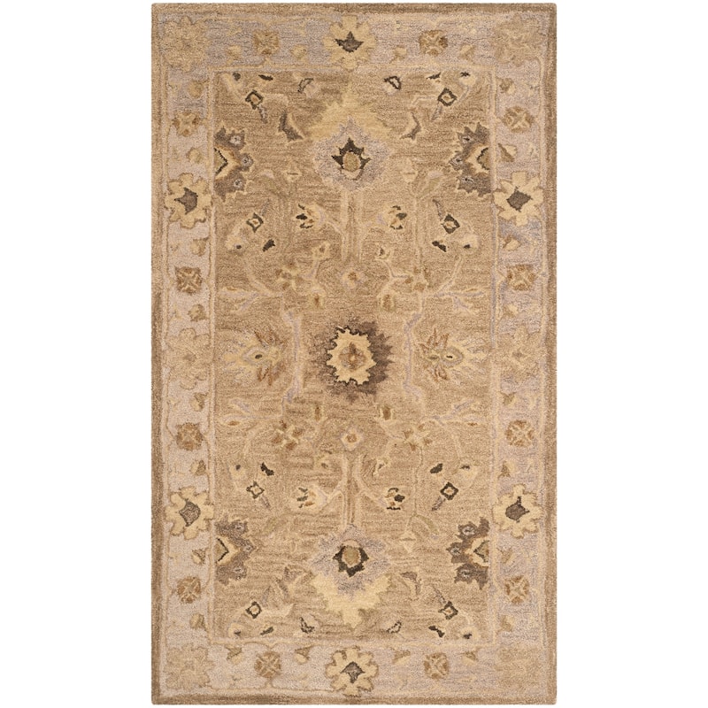 SAFAVIEH, Handmade Anatolia Patricie Traditional Oriental Hand-spun Wool Rug