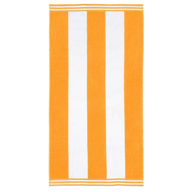 Miranda Haus Winslow Oversized Cabana Stripe 2 Piece Beach Towel