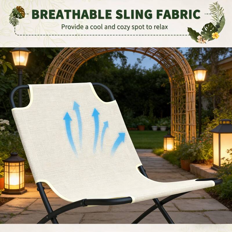 GDFStudio Outdoor Porch Rocking Chair with High Back & Armrests